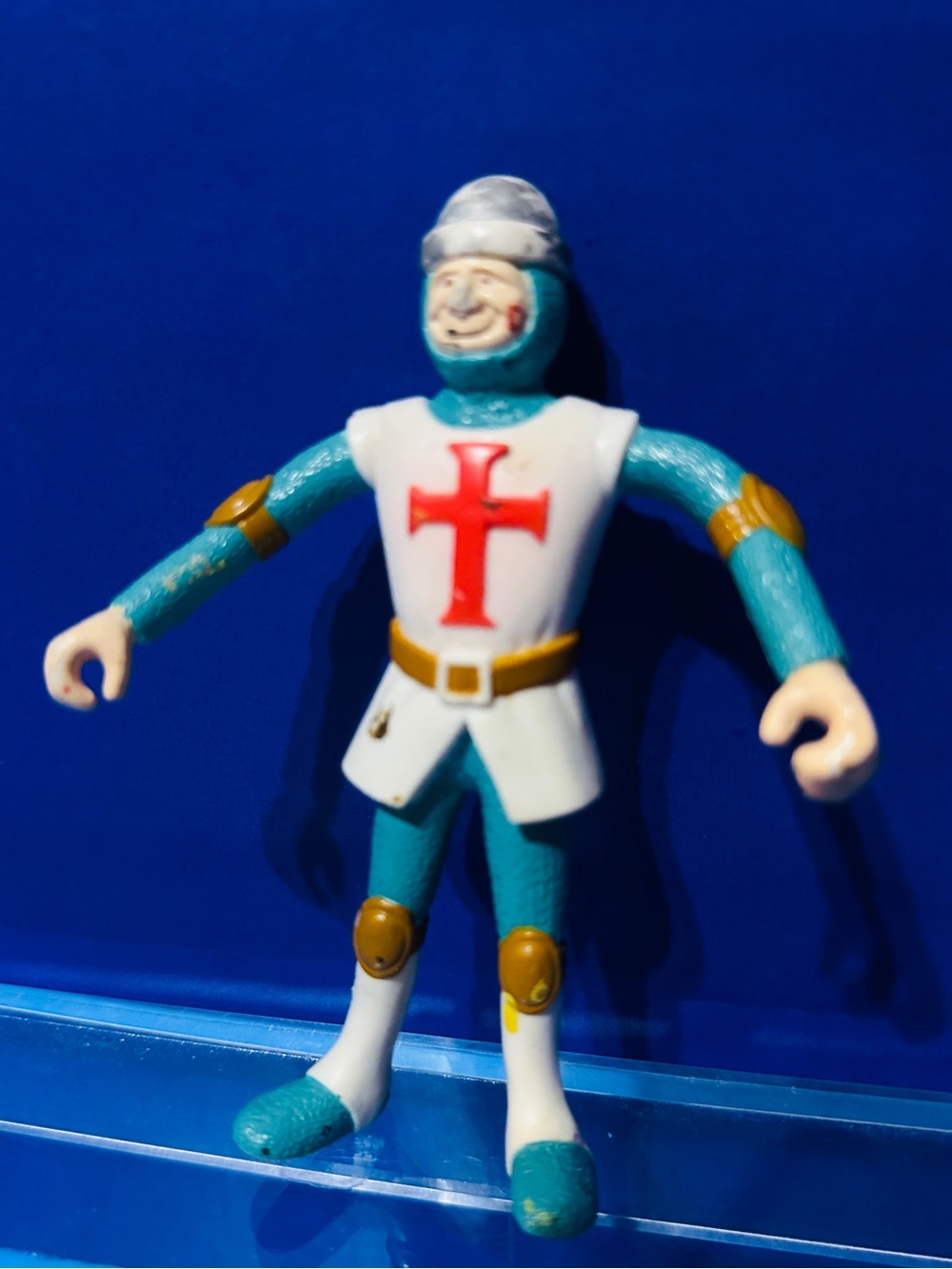 Where’s Waldo Crusader Bendable Vintage 1991 Knight Action Figure Mattel 5”